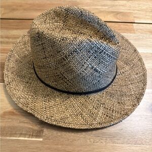 H&M Tan and Black Woven Sun Hat
